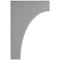 Ekena Millwork 1 3/4"W x 8"D x 12"H Clarksville Wood Vintage Decor Bracket, Pebble Grey BKTWD02X08X12CVPG - alternate 2